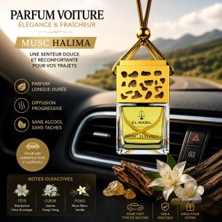 Musc Halima - Parfum Pour Voiture - 6ml - El Nabil 