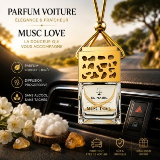 Musc Love - Parfum Pour Voiture - 6ml - El Nabil 
