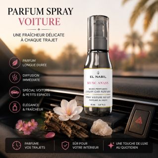 Musc Anass- Spray Voiture - El Nabil - 85ml