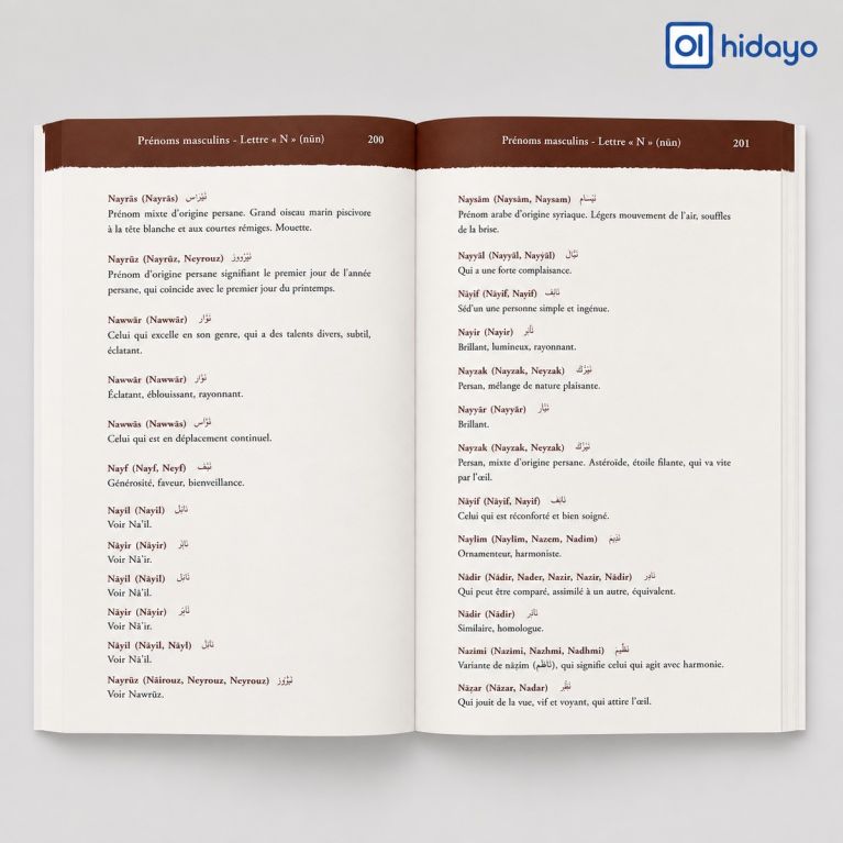 Dictionnaire des prénoms arabes et musulmans - Plus de 4800 prénoms - Orientica