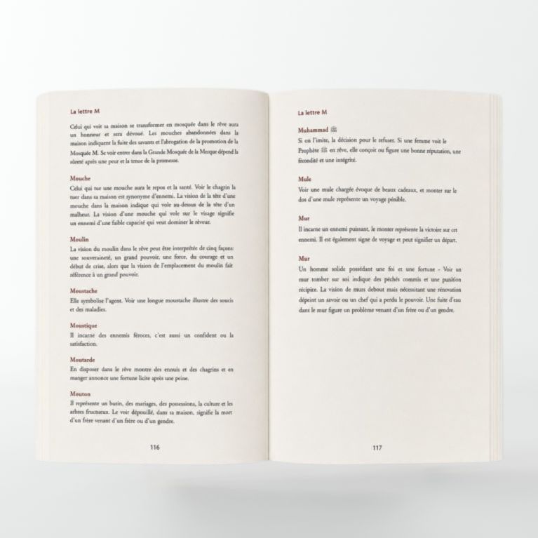 Dictionnaire de l’interprétation des rêves en Islam - Éditions Orientica