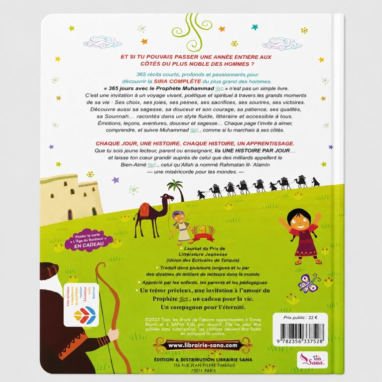 365 jours avec le Prophète – Livre jeunesse sur la Sira – Sana Kids
