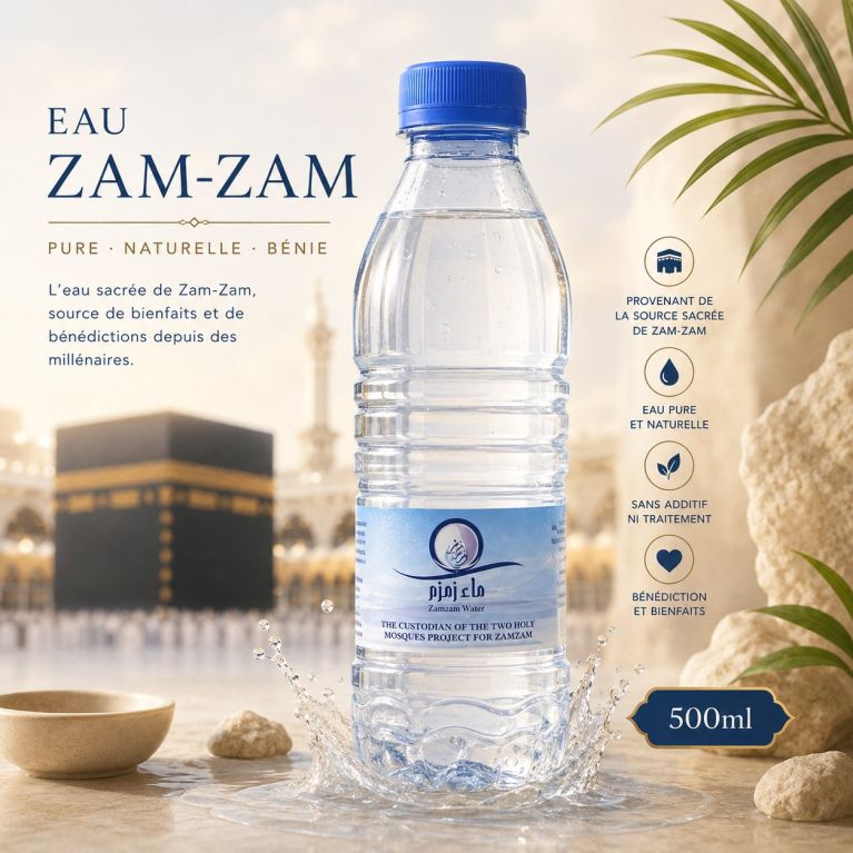 Eau de Zamzam - Mecca - Authentique - Arabie Saoudite