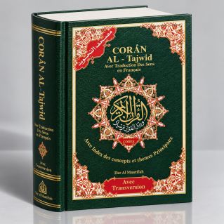Coran Al-Tajwid Français - Arabe - Phonétique - 17 X 24.50 cm - Edition Al Maarifa