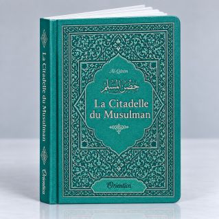 Citadelle Du Musulman - Vert Bleu - Francais Arabe Phonétique - Edition Orientica