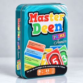 Master Deen Prime Junior - Boite Métallique - Jeu de Cartes à Partir de 7 Ans - Osratouna