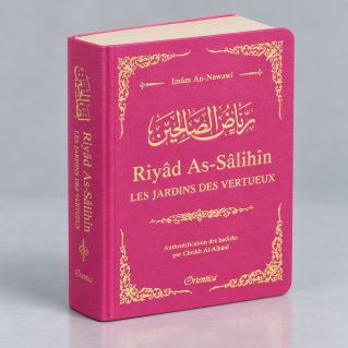 Riyad As Salihine de l'Imam Al Nawawi - Rose Clair - Format Poche- Edition Orientica