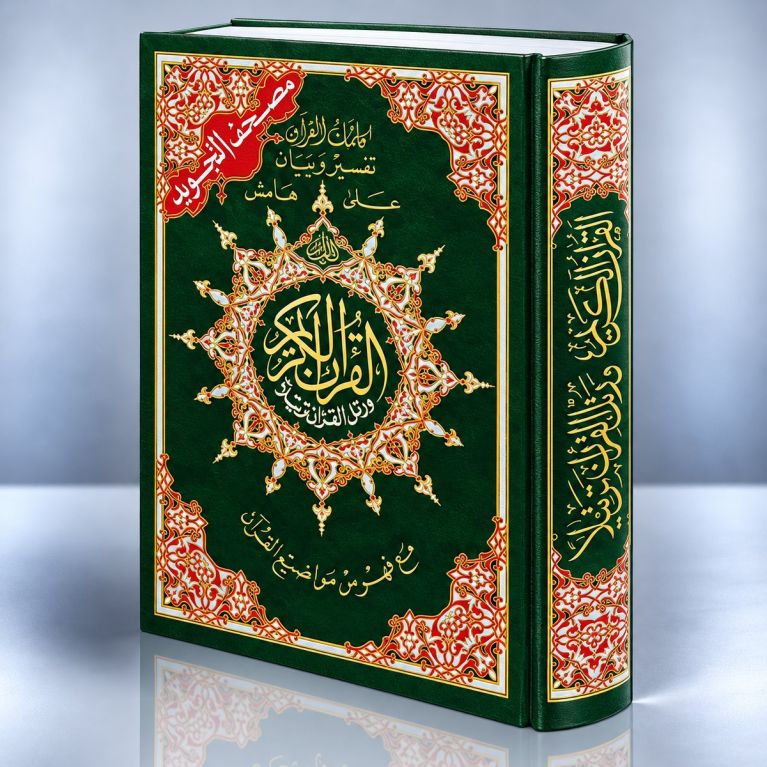Coran Al-Tajwid et Tahfiz - Arabe - Lecture Hafs - Grand Format - 17,50 X 24,50 cm - Edition Al Maarifa