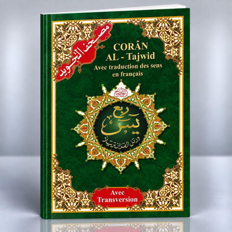 Coran Tajwid Rubu’ Yasin – Français, Arabe et Phonétique – QR Code – Dar Al Ma’arifa