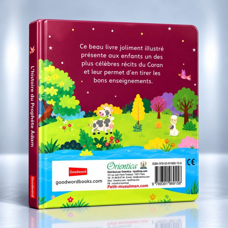 L'histoire du Prophète Âdam – Livre cartonné pour enfants – Saniyasnain Khan – Orientica