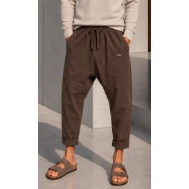 Sarouel Homme Suédine Douce – Coupe Design Qaba'il W27