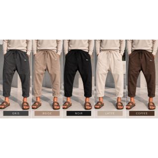 Sarouel Homme Suédine Douce – Coupe Design Qaba'il W27