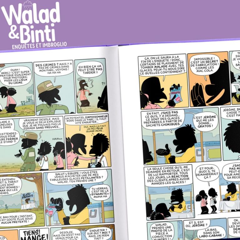 Walad & Binti Tome 3 : Enquêtes et Imbroglios – Norédine Allam – BDouin Éditions