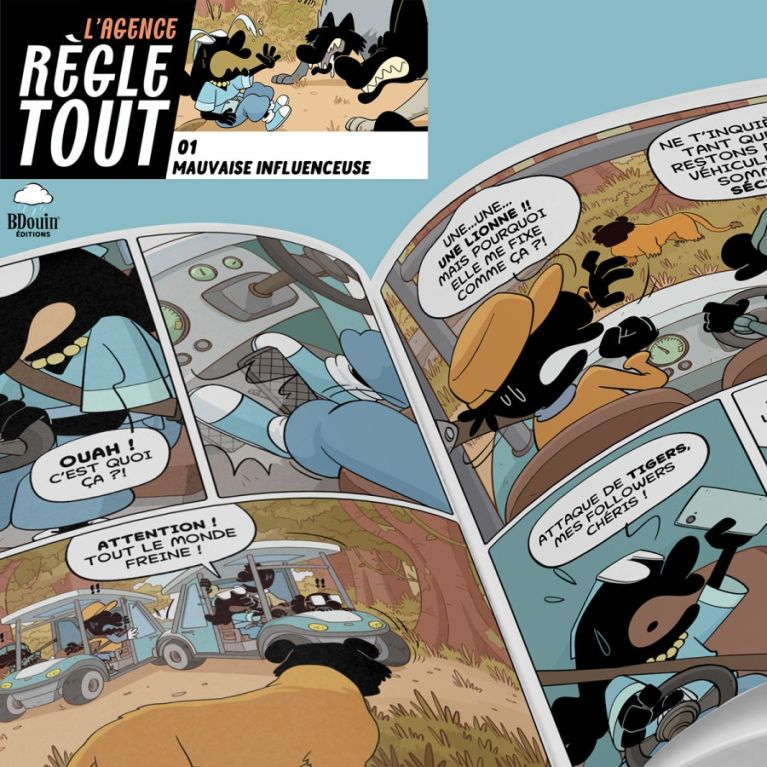 L'Agence Règle Tout Tome 1 : Mauvaise Influence – Faouzi Tarkhani – BDouin Éditions