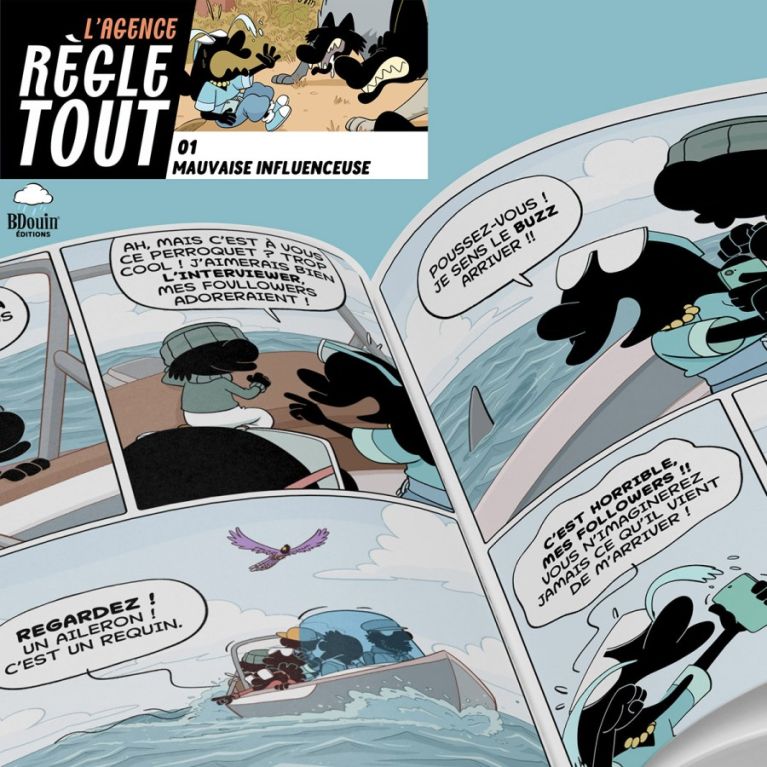 L'Agence Règle Tout Tome 1 : Mauvaise Influence – Faouzi Tarkhani – BDouin Éditions