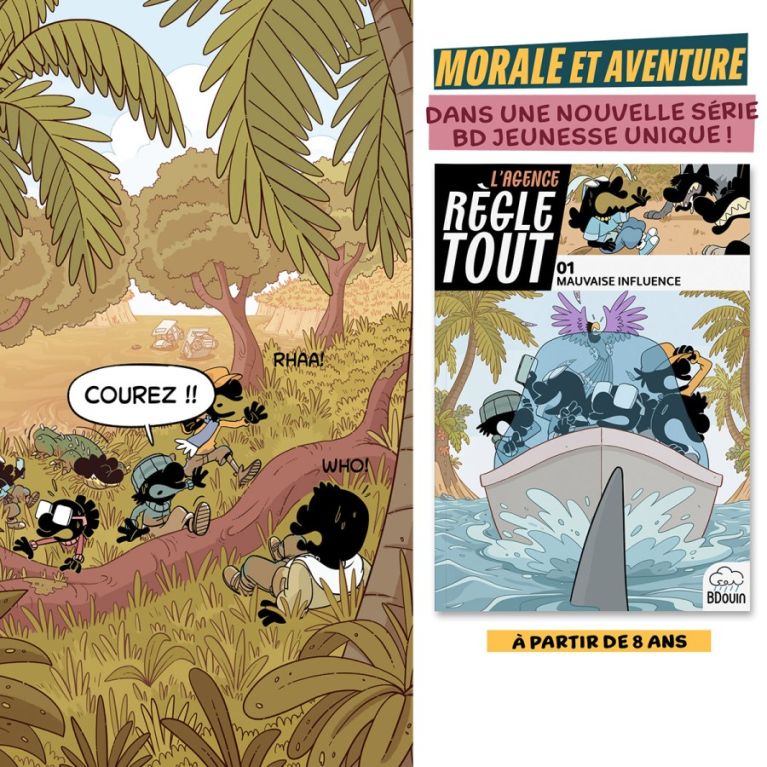 L'Agence Règle Tout Tome 1 : Mauvaise Influence – Faouzi Tarkhani – BDouin Éditions