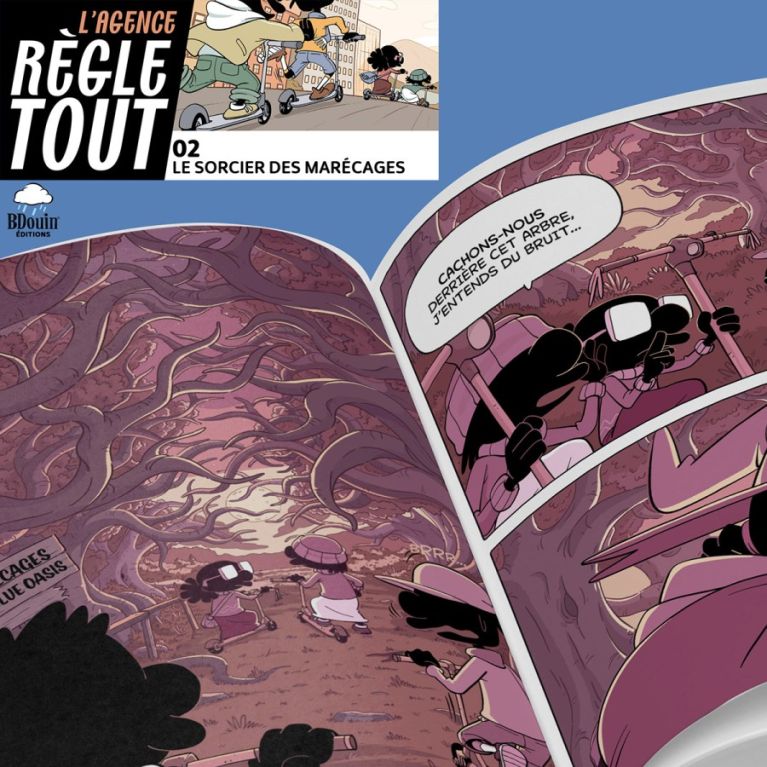 L'Agence Règle Tout – Tome 2 : Le Sorcier des Marécages – Faouzi Tarkhani – BDouin Éditions