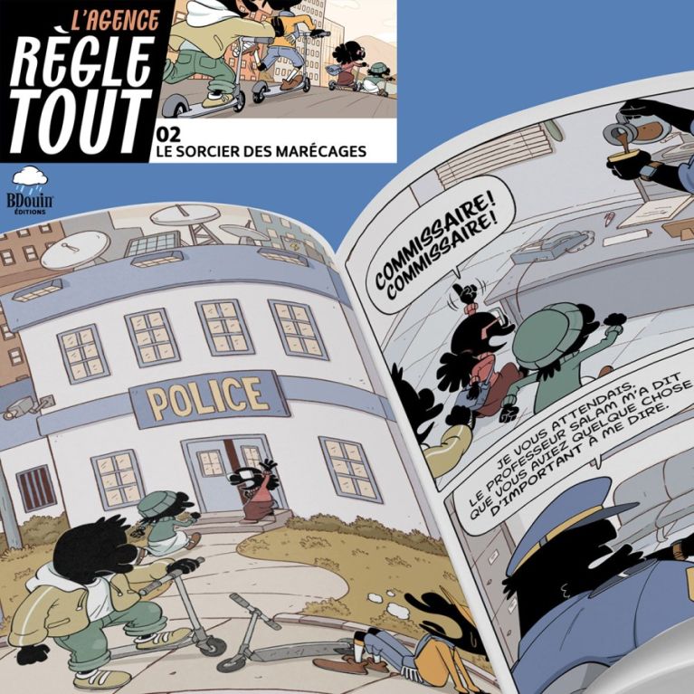 L'Agence Règle Tout – Tome 2 : Le Sorcier des Marécages – Faouzi Tarkhani – BDouin Éditions