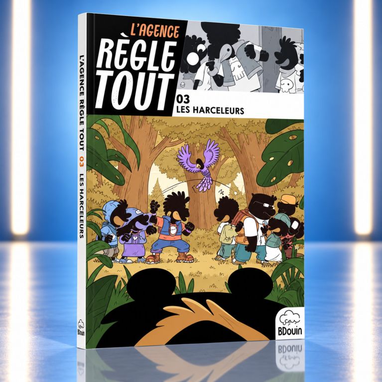 L'Agence Règle Tout – Tome 3 : Les Harceleurs – Faouzi Tarkhani – BDouin Éditions