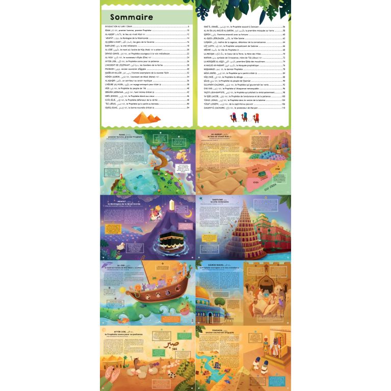 Les Histoires du Coran pour Enfants : Atlas illustré des Prophètes et des récits coraniques – Collectif – Orientica