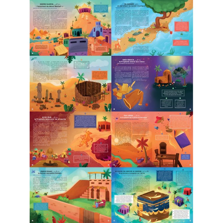 Les Histoires du Coran pour Enfants : Atlas illustré des Prophètes et des récits coraniques – Collectif – Orientica