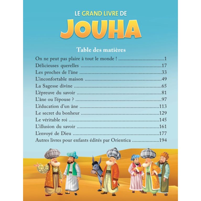 Le Grand Livre de Jouha : Histoires et Leçons d'un Farceur Légendaire – Collectif – Orientica