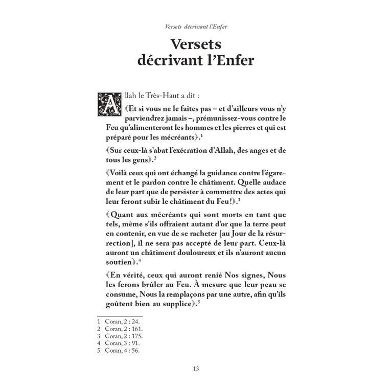 La description authentique de l'Enfer & ses supplices – Ibn Kathîr – Éditions Al-Hadîth