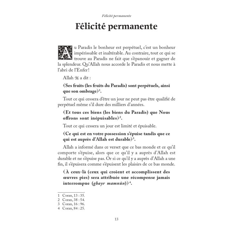 La Description Authentique du Paradis & ses Délices – Ibn Kathîr – Éditions Al-Hadîth