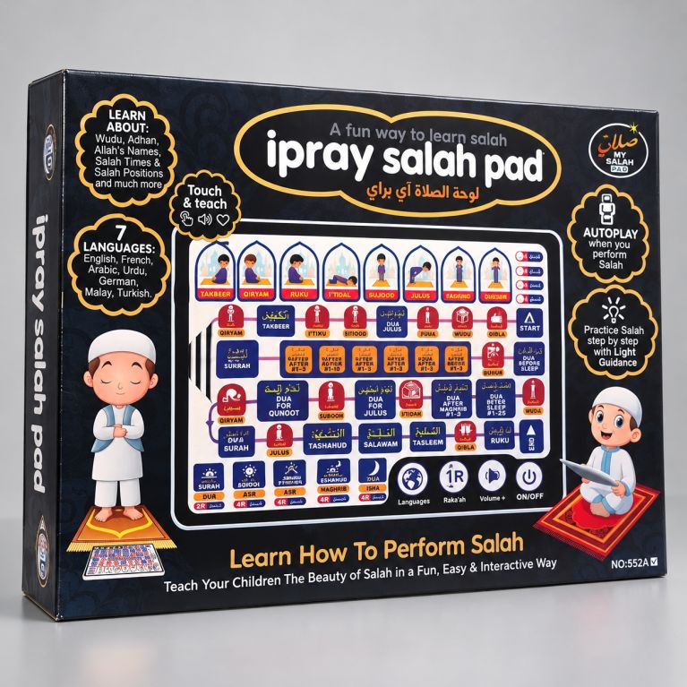 Tablette éducative iPray pour apprendre la prière – 7 langues