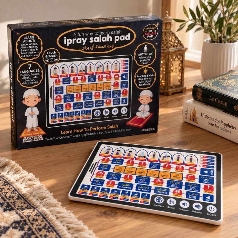 Tablette éducative iPray pour apprendre la prière – 7 langues