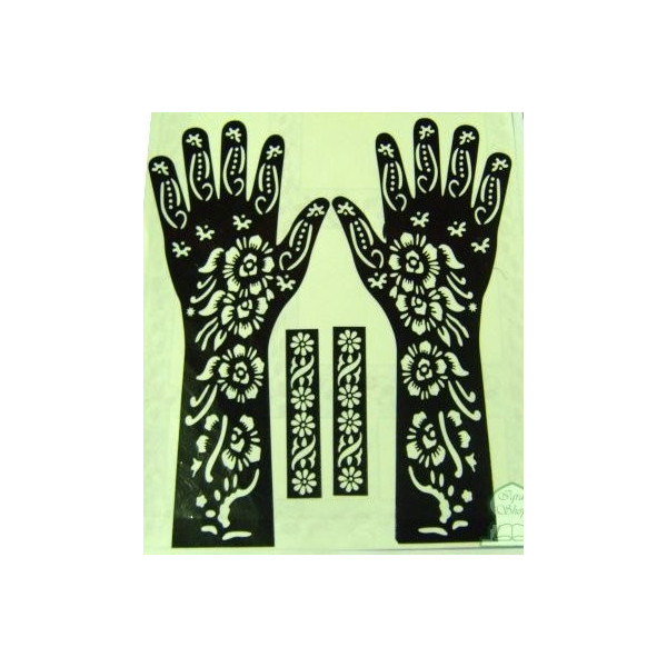 Motifs pour Tatouage au Henné (Pied + Corps)