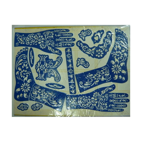 Motifs pour Tatouage au Henné (Mains + Corps)