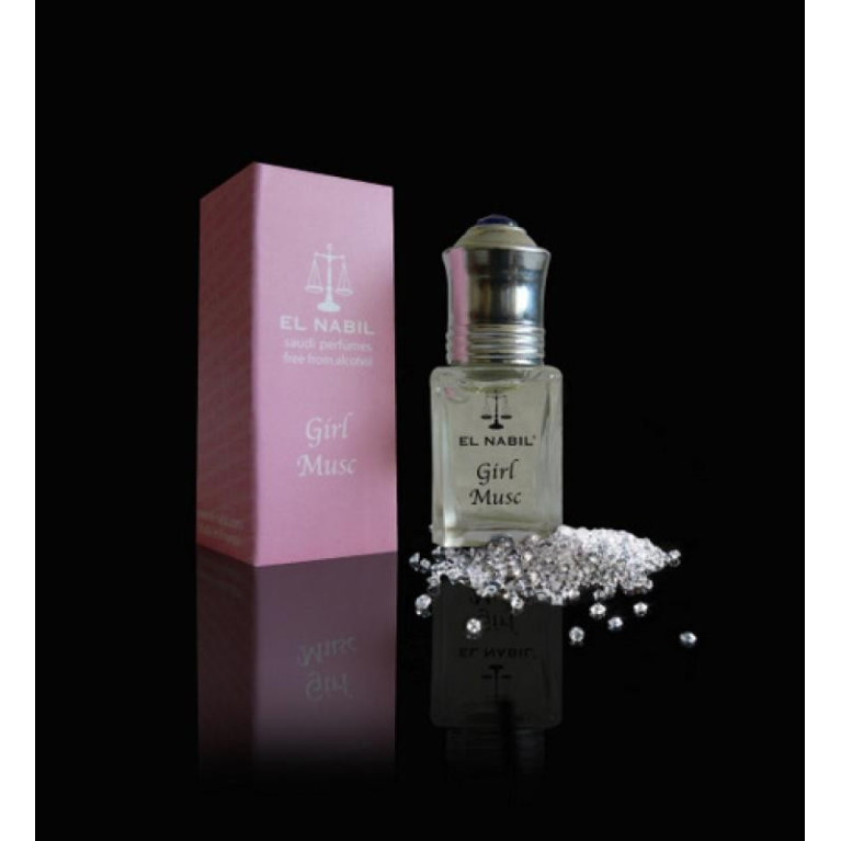 Girl Musc - Parfum : Femme - Extrait de Parfum Sans Alcool - El Nabil - 5 ml 