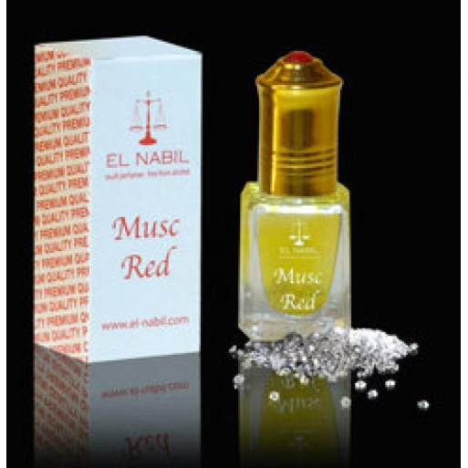 MUSC RED - Parfum : Mixte - Extrait de Parfum Sans Alcool - El Nabil - 5 ml 