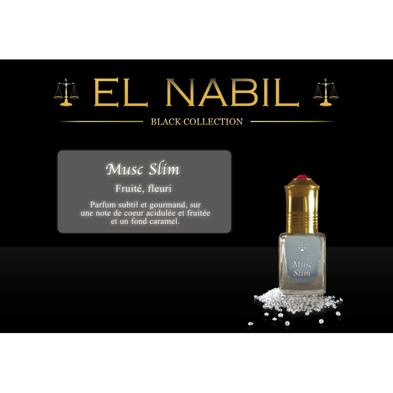 Musc Slim 5 ml - Saudi Perfumes - Sans Alcool - El Nabil