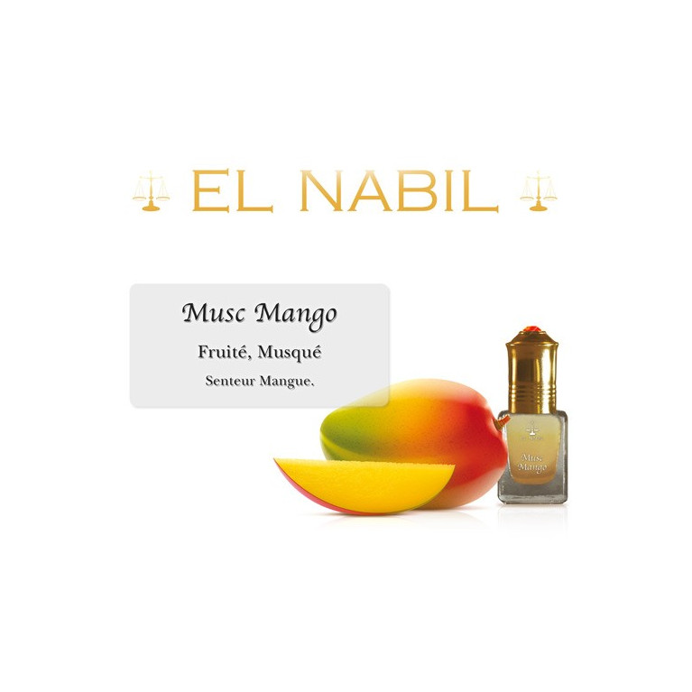 Musc Mango 5 ml - Saudi Perfumes - Sans Alcool - El Nabil