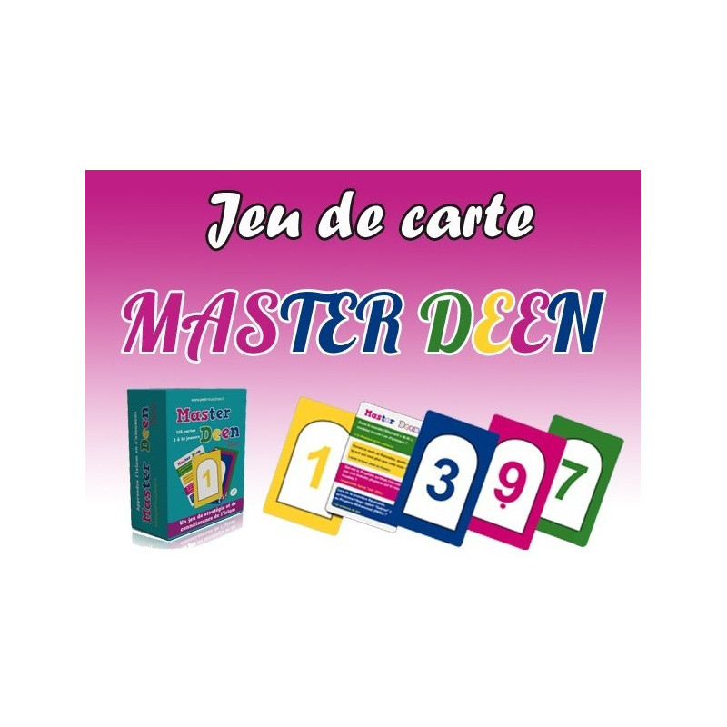 Master Deen Junior 1 - Jeu de Cartes à Partir de 7 Ans Master Deen Junior 1 - Jeu de Cartes à Partir de 7 Ans