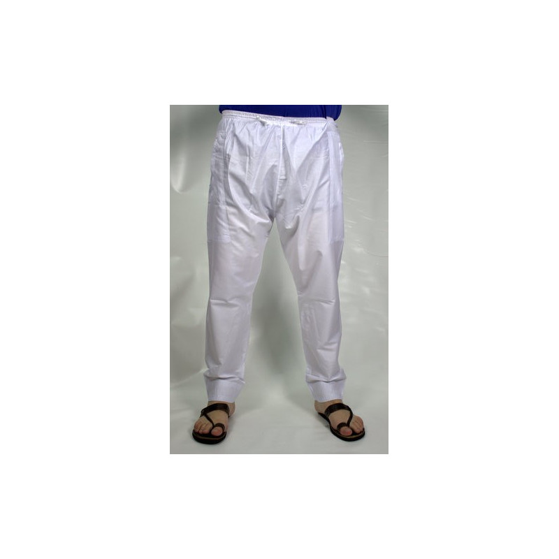 Pantalon Afaq - Sirwal Blanc - Coupe Droite - 2634