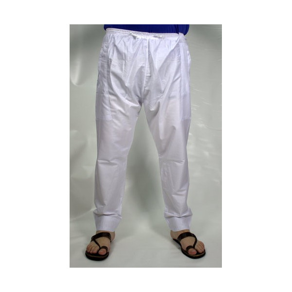 Pantalon Afaq - Sirwal Blanc - Coupe Droite - 2634