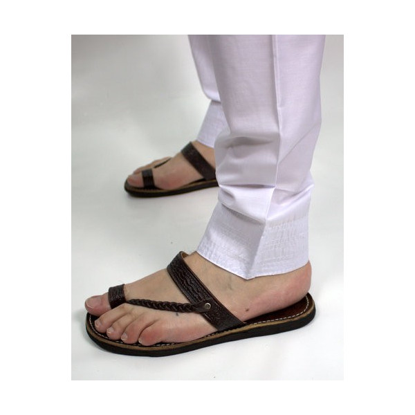 Pantalon Afaq - Sirwal Blanc - Coupe Droite - 2634