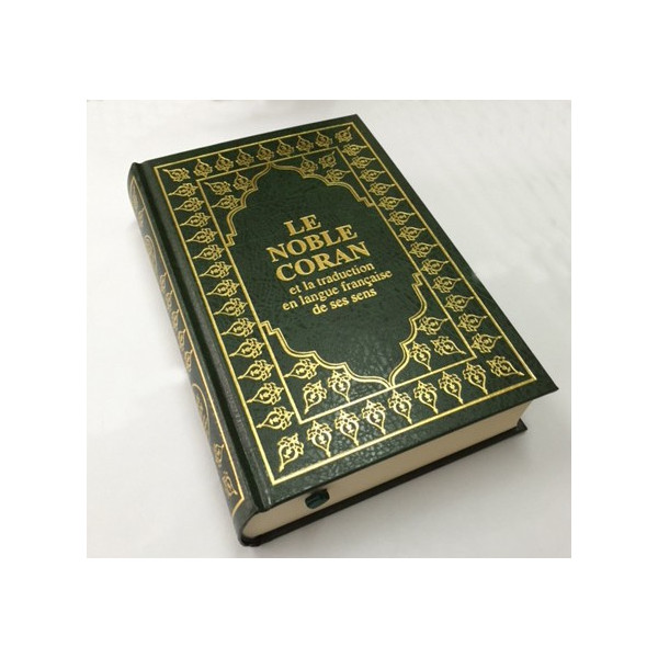 Le Noble Coran - Français et Arabe - Couverture Vert - Format Moyen 14,50 x 21,50 cm