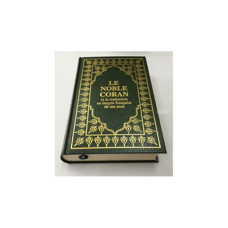 Le Noble Coran - Français et Arabe - Couverture Vert - Format Moyen 14,50 x 21,50 cm