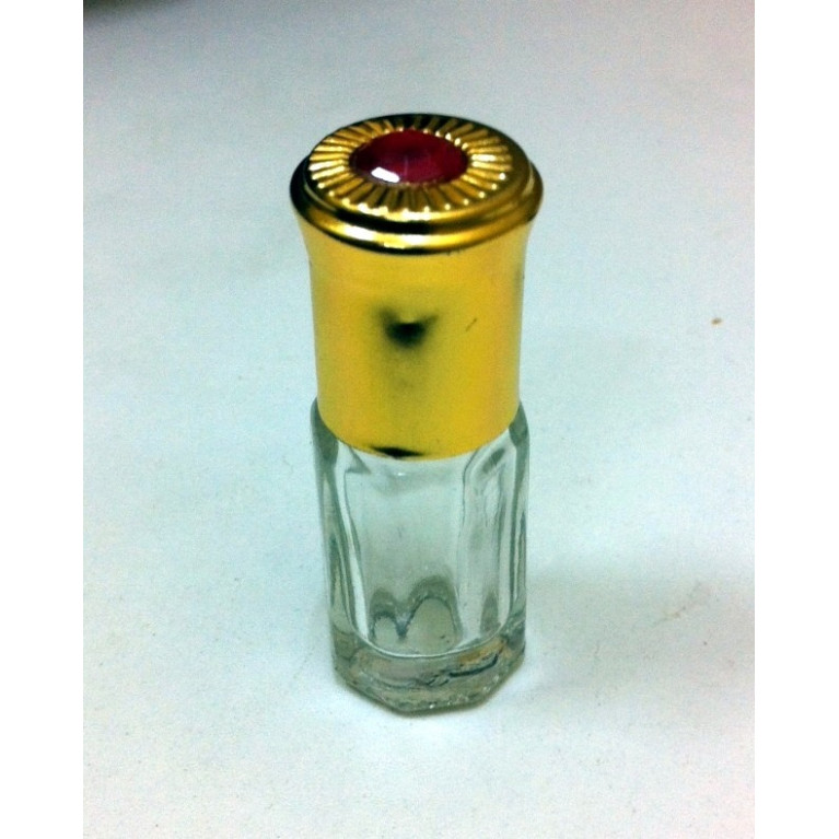 Bouteille en Verre pour Musc 12 ml - FLACON VIDE - Fiole + Bille