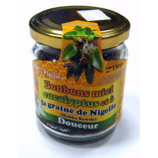Bonbons Miel Eucaliptus et à la Graine de Nigelle - Habba Sawda - Pot 150gr