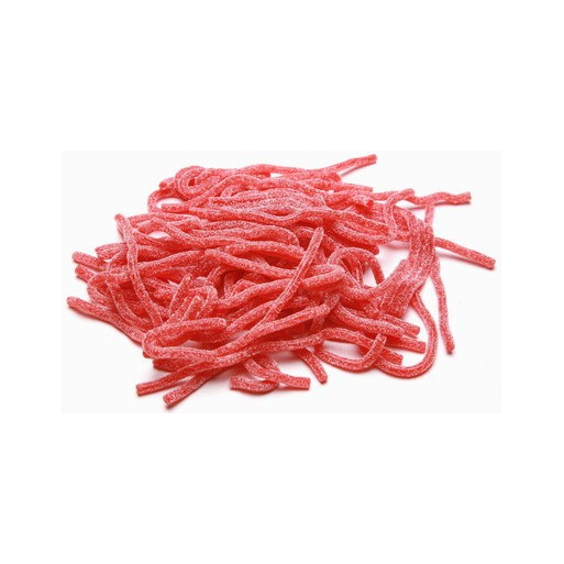 Bonbons Spaghetti à la Fraise - Végétarien - Bebeto - Halal - Sachet 80gr