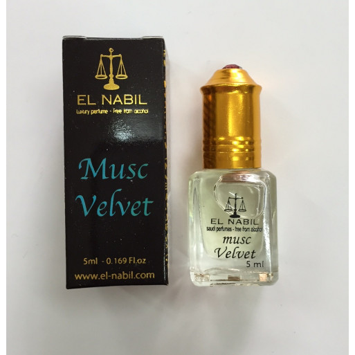 El Nabil - Musc Velvet 5 ml - Saudi Perfumes - Sans Alcool