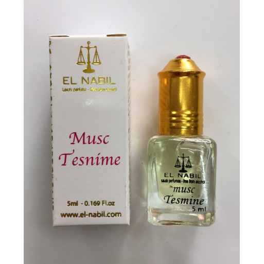 El Nabil - Musc Tesnime 5 ml - Saudi Perfumes - Sans Alcool