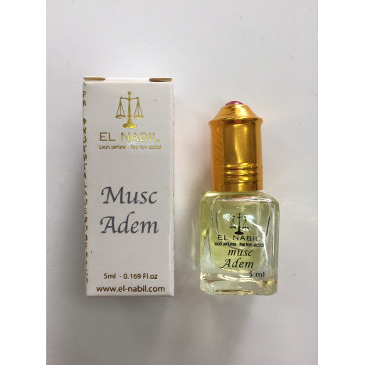 El Nabil - Musc Adem 5 ml - Saudi Perfumes - Sans Alcool