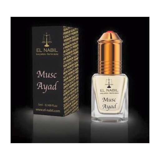 Musc Ayad - Parfum : Mixte - Extrait de Parfum Sans Alcool - El Nabil - 5 ml 