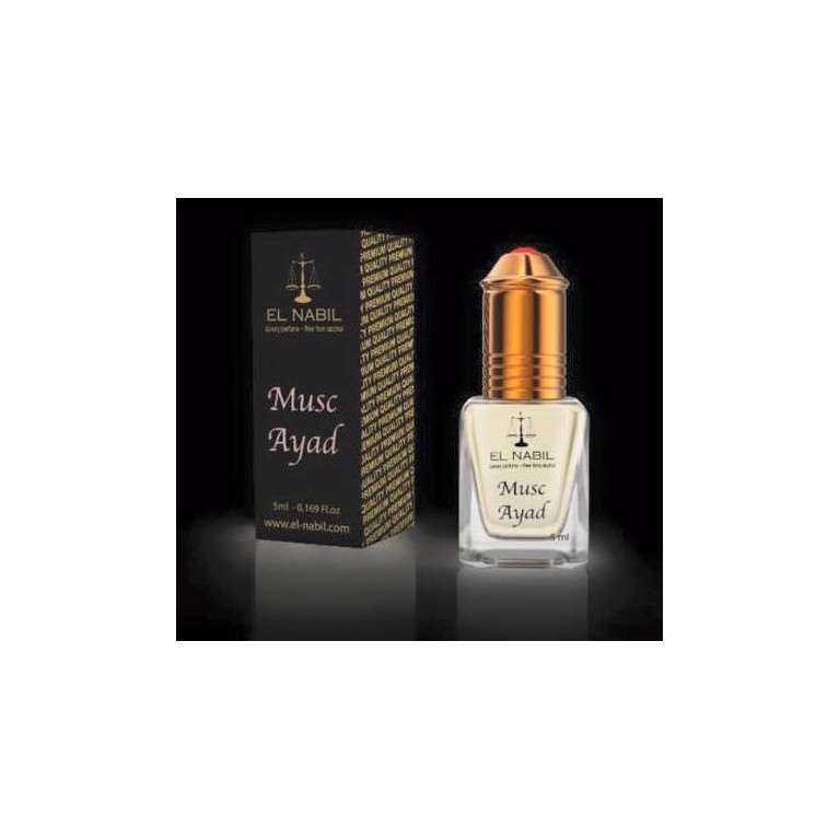 Musc Ayad - Parfum : Mixte - Extrait de Parfum Sans Alcool - El Nabil - 5 ml 